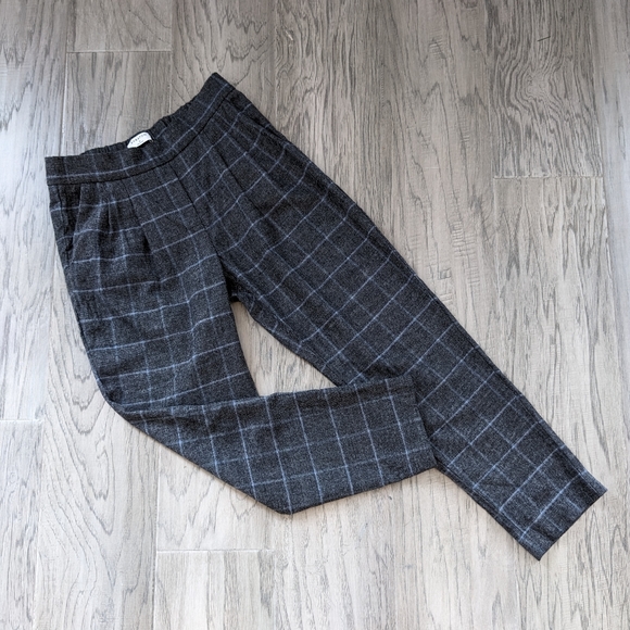 Babaton Atelier Plaid Wool Cashmere Blend Pant - Picture 2 of 8